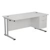 Escritorios de banco modulares espalda con espalda