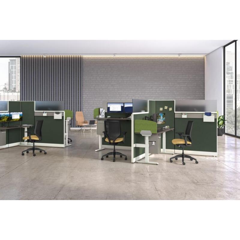 Estacion de trabajo de oficina cubica