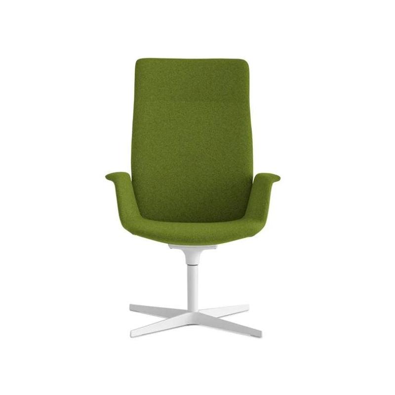copy of Sillón de dirección reclinable de tela de 4 radios con reposacabeza