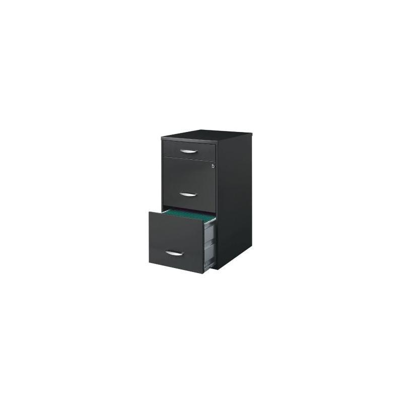 Office Designs Archivador vertical de 3 cajones - Carta - Carbón