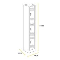 Locker 3 puertas