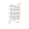 Locker Metalico 12 Puertas