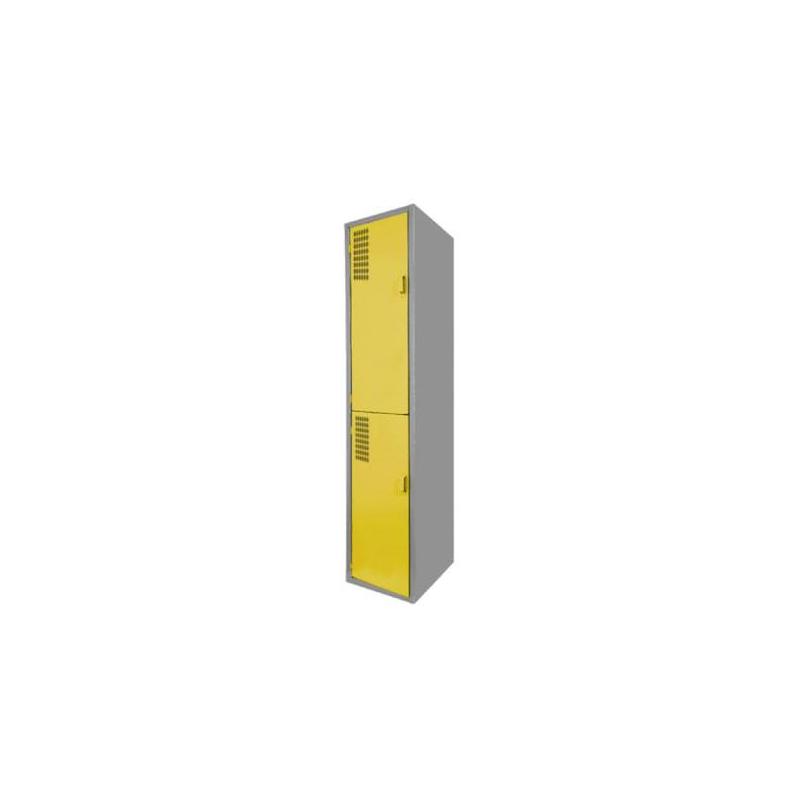 Locker Color Amarillo - 2 puertas