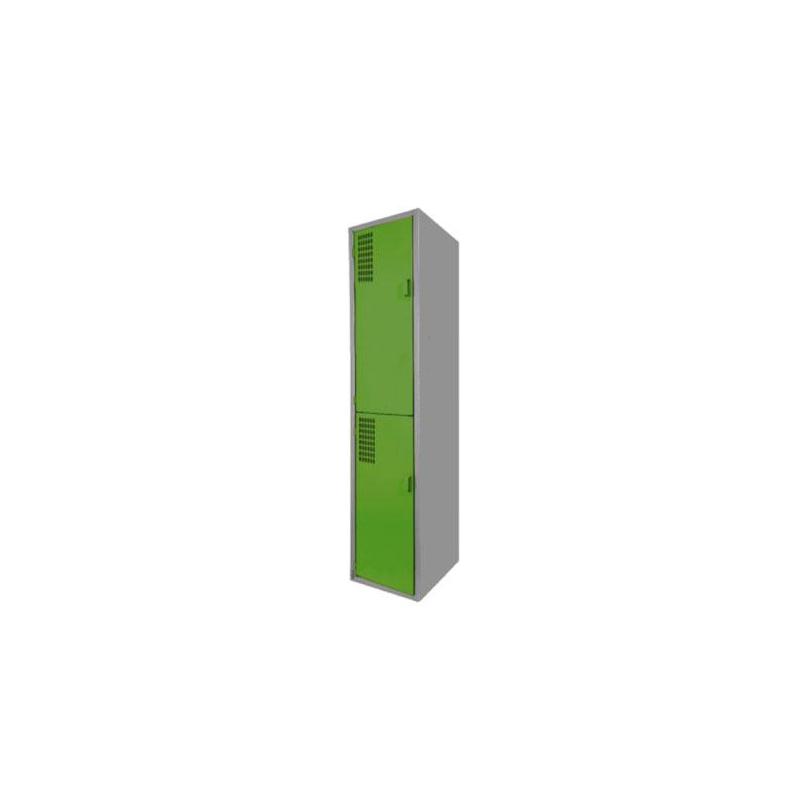 Locker Color Verde - 2 Puertas