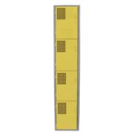 Locker Color Amarillo - 4 puertas