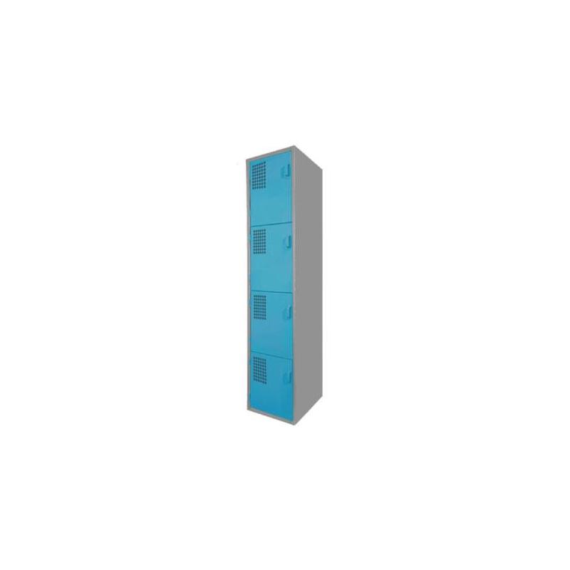 Locker Color Azul - 4 Puertas