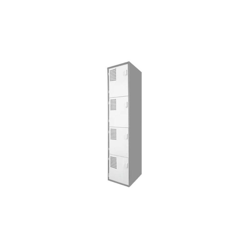 Locker Color Blanco - 4 puertas