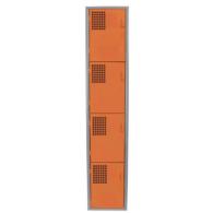 Locker Color Naranja - 4 puertas