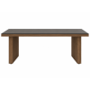 Mesa de juntas para oficina IMPORTANT con cubierta de vidrio