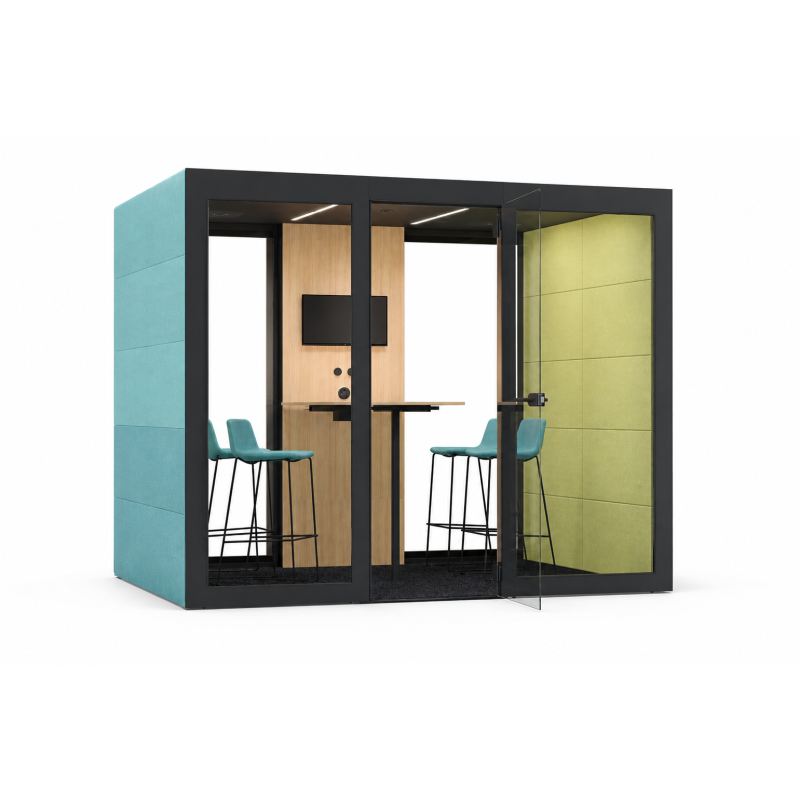 Mueble estación de trabajo de oficina Cabina COLLAB HUB