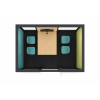 Mueble estación de trabajo de oficina Cabina COLLAB HUB