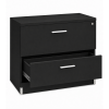Archivero Ejecutivo Elite File 2 | Archivero Horizontal para Oficina con 2 Gavetas y Cerradura
