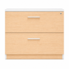 Archivero Ejecutivo Elite File 2 | Archivero Horizontal para Oficina con 2 Gavetas y Cerradura