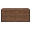 Archivero Ejecutivo Horizon Wood 4 | Credenza para Oficina con 4 Gavetas y Cerradura