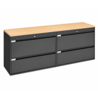 Archivero Metálico Horizontal Titan File 4 | Archivero para Oficina de 4 Gavetas con Cerradura