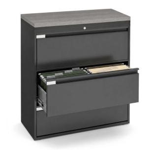 Archivero Metálico Horizontal Titan File 3 Archivero para Oficina de 3 Gavetas con Cerradura