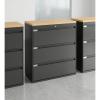 Archivero Metálico Horizontal Titan File 3 Archivero para Oficina de 3 Gavetas con Cerradura