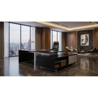 Escritorio Directivo de oficina muebles Fusion Black