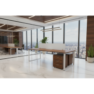 Estación de Trabajo de oficina Lineal WoodLine Pro 6