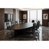 Mesa de Juntas Élite Oval Black