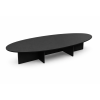 Mesa de Juntas Élite Oval Black