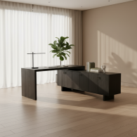 Escritorio Ejecutivo para oficina en L Ébano Elite