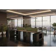 Estación de Trabajo Mueble de oficina NEXO WOOD