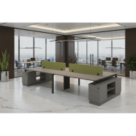 Estación de Trabajo Mueble de oficina NEXO WOOD