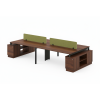 Estación de Trabajo Mueble de oficina NEXO WOOD
