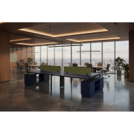 Estación de Trabajo Mueble de oficina NEXO WOOD