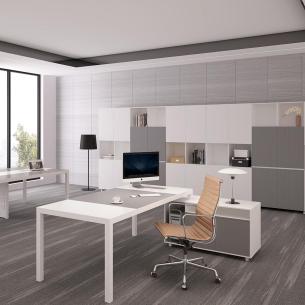 Escritorio moderno de muebles de oficina monterrey Escritorio de oficina ejecutivo en forma de L