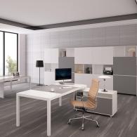 Escritorio moderno de muebles de oficina monterrey Escritorio de oficina ejecutivo en forma de L