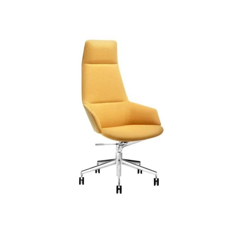 Sillón de dirección ajustable en altura con respaldo alto