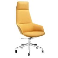 Sillón de dirección ajustable en altura con respaldo alto