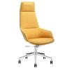 Sillón de dirección ajustable en altura con respaldo alto