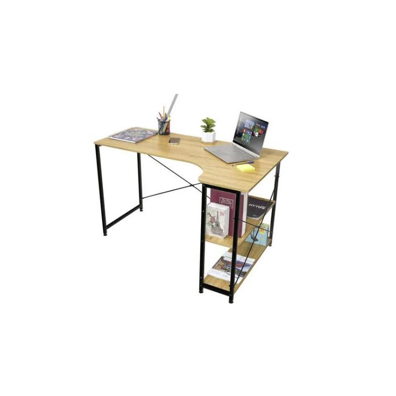 Escritorio en L Minimalista De Madera